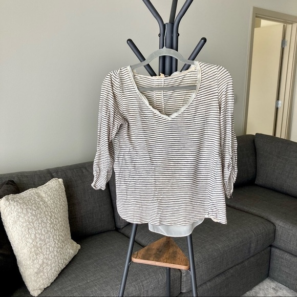 *2/$15* Stripped Blouse - Picture 1 of 7